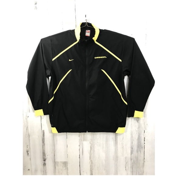 Nike Other - Nike Fit Storm Oregon Ducks Zipper XL Black Yellow